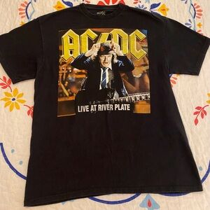 AC/DC “Live at River Plate” T-shirt, black, size large